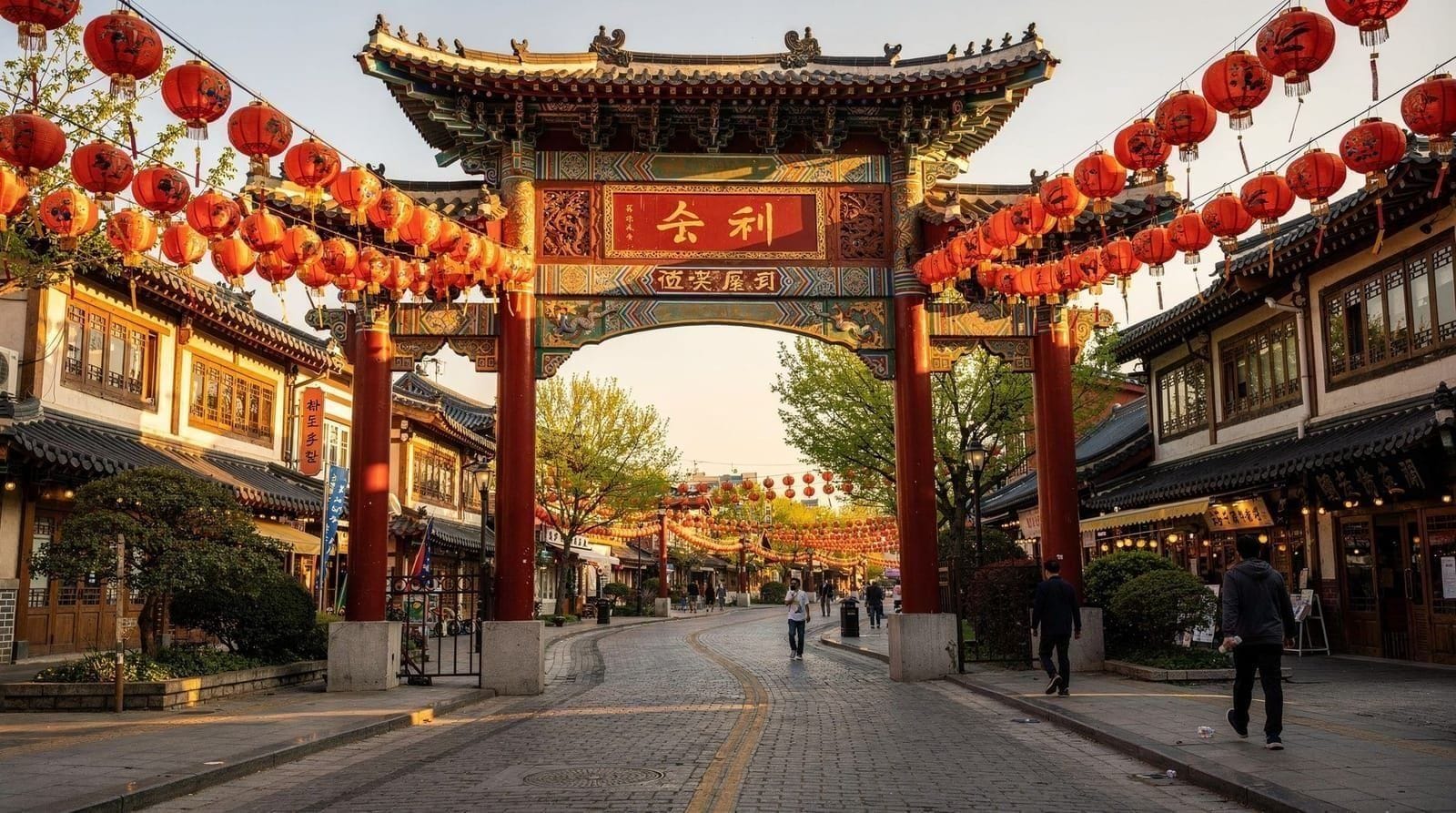 Quartier de Chinatown et du port ouvert d'Incheon