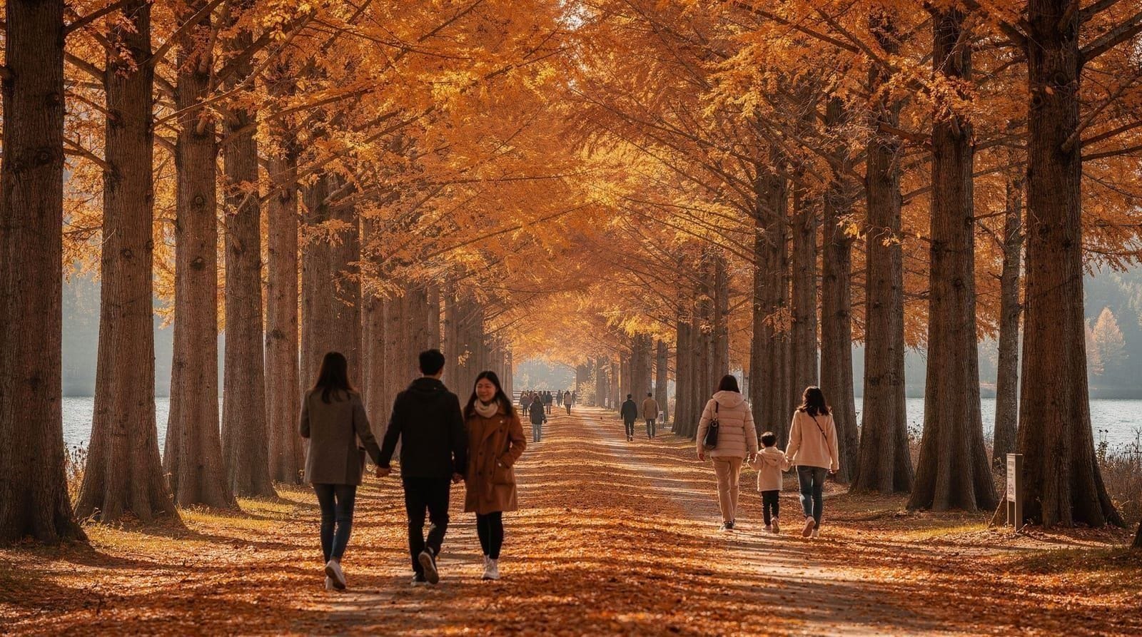 L'île Nami et Gapyeong — paysages de K-dramas et vélo-rail