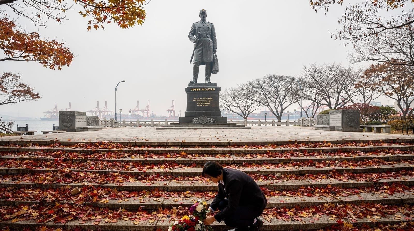 Le parc Jayu et le débarquement d'Incheon : histoire, vues et monument de MacArthur
